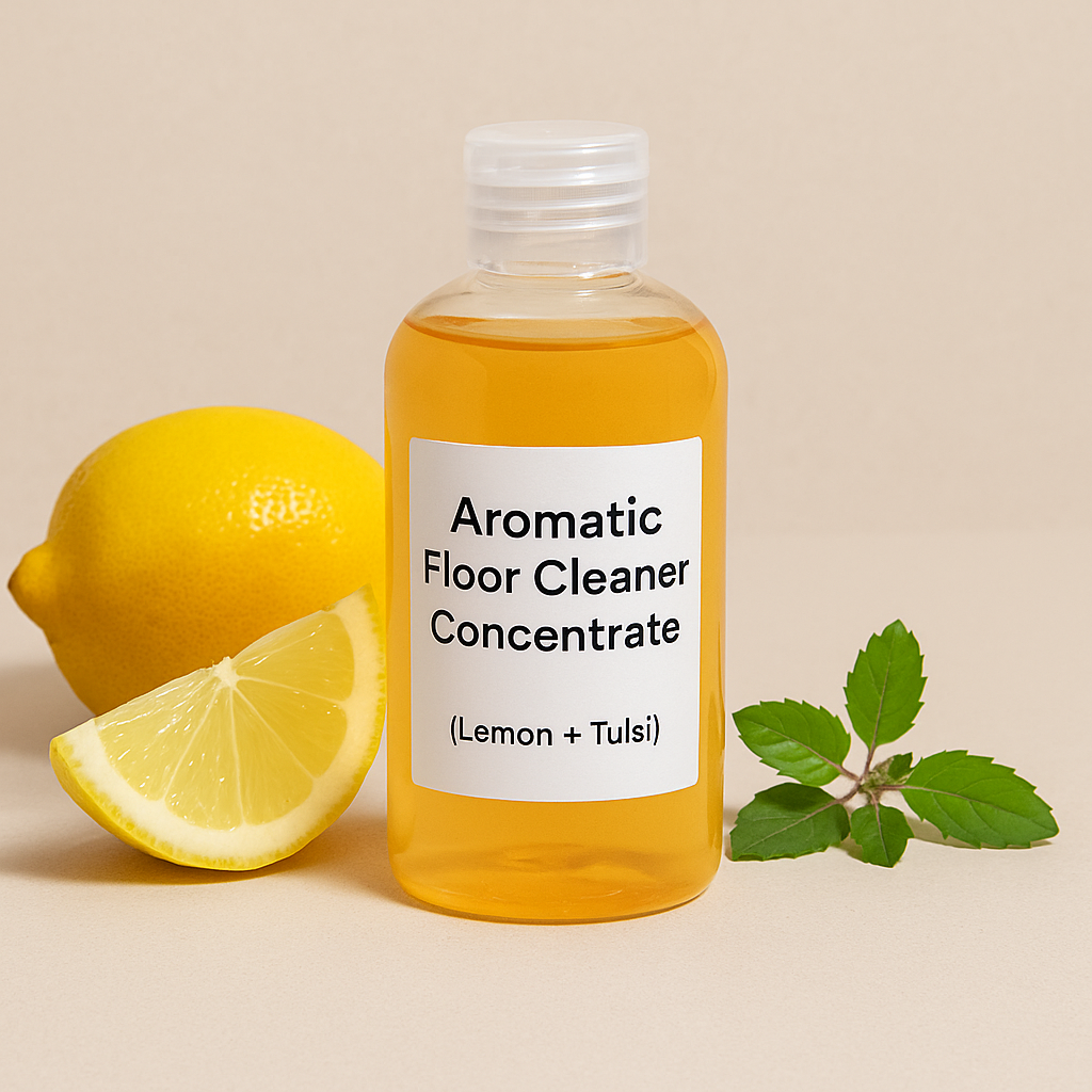 Aromatic Floor Cleaner Concentrate (Lemon + Tulsi)
