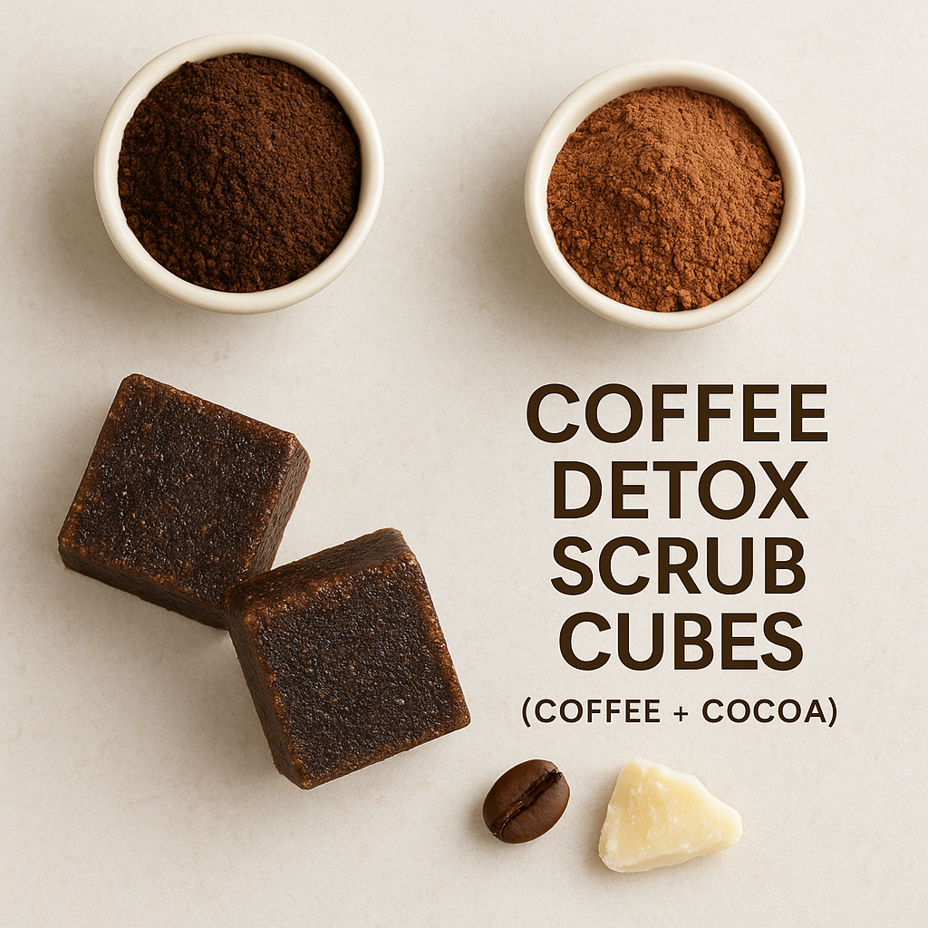 Coffee Detox Scrub Cubes (Coffee + Cocoa)