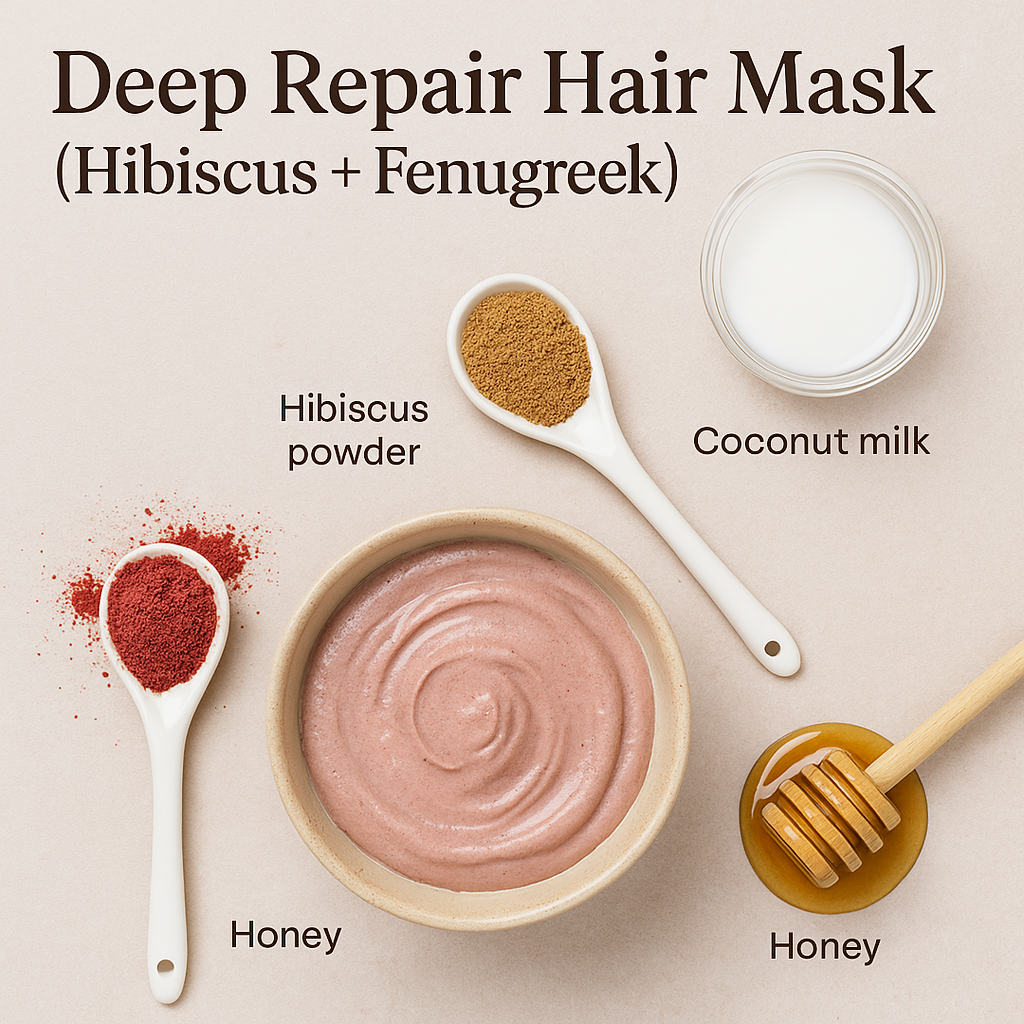 Deep Repair Hair Mask (Hibiscus + Fenugreek)