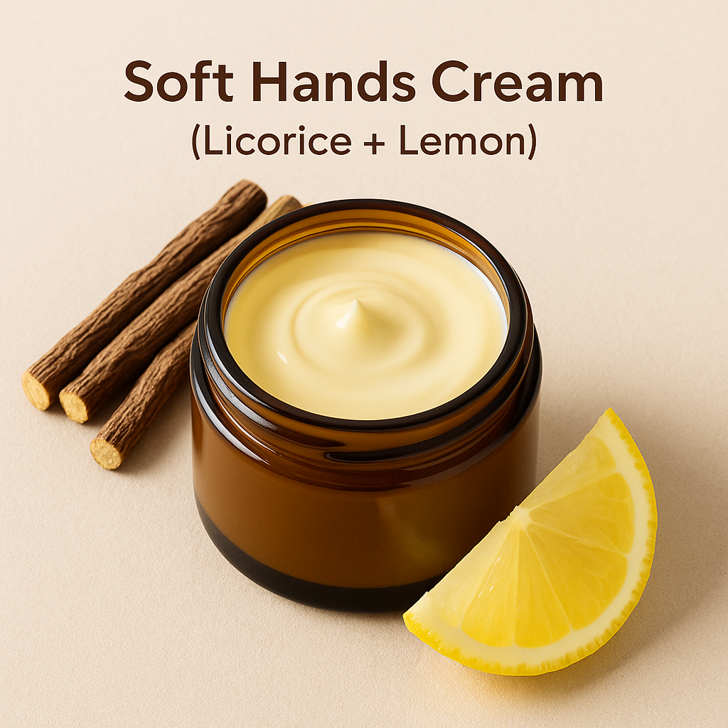 Soft Hands Cream (Licorice + Lemon)